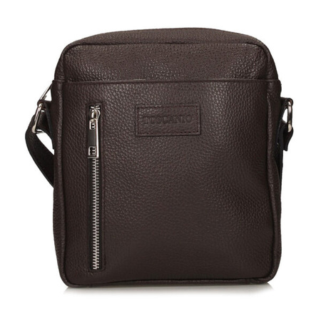 TOREBKA MĘSKA TOSCANIO E30, BRĄZ, SKÓRA
