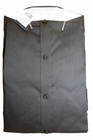 KOSZULA TUDOR DŁUGI RĘKAW CZARNA SLIM 38 - 176/182