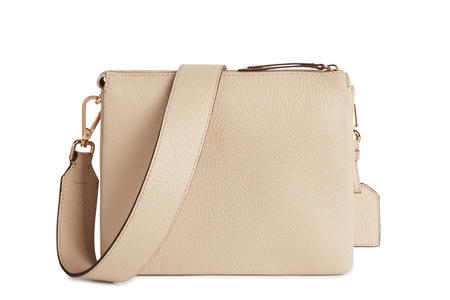 TOREBKA DAMSKA GEOX D26KRA, SKÓRA NATURALNA, OFF WHITE