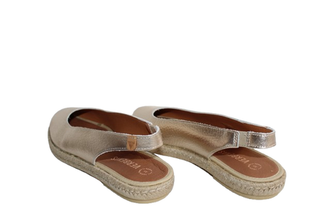 ESPADRYLE VERBENAS, KIARA, ZŁOTY