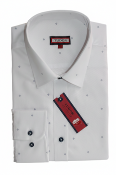 KOSZULA TUDOR DŁUGI RĘKAW REGULAR 176/182, WZÓR