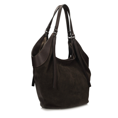 TOREBKA DAMSKA TOSCANIO G108, SKÓRA NATURALNA, BRĄZ