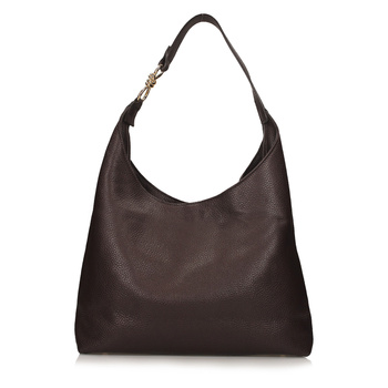 TOREBKA DAMSKA TOSCANIO G110, SKÓRA NATURALNA, CZEKOLADOWY BRĄZ