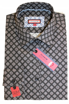 KOSZULA TUDOR DŁUGI RĘKAW SLIM 41 - 176/182