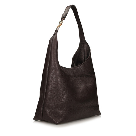 TOREBKA DAMSKA TOSCANIO G110, SKÓRA NATURALNA, CZEKOLADOWY BRĄZ