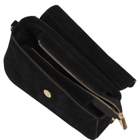 TOREBKA DAMSKA TOSCANIO G57, SKÓRA NATURALNA, CZARNY