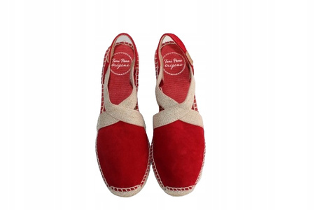 ESPADRYLE TONI PONS TONA VERMELL, RED ROZM. 37