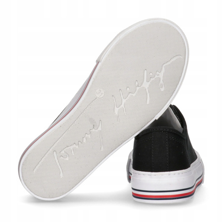 TRAMPKI, SNEAKERSY TOMMY HILFIGER T3A9-33185 LOWCUT BLACK R. 36
