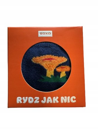 SKARPETY MĘSKIE SOXO, GRZYBKI, 40-45, RYDZ JAK NIC