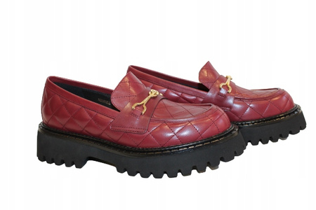 MOKASYNY, PÓŁBUTY TUFFONI 1021052LL BORDO