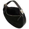 TOREBKA DAMSKA TOSCANIO F217 CZARNY, SKÓRA NATURALNA ZAMSZOWA, LICOWA
