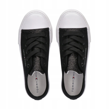 TRAMPKI, SNEAKERSY TOMMY HILFIGER T3A9-33185 LOWCUT BLACK R. 36
