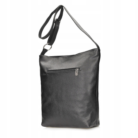 TOREBKA TOSCANIO F41, CZARNA, SKÓRA