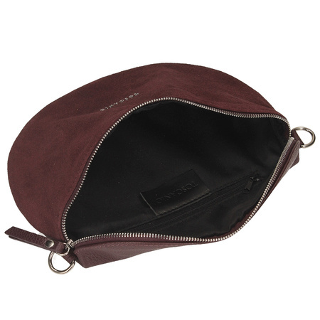 TOREBKA DAMSKA TOSCANIO F274, SKÓRA NATURALNA, BORDOWY