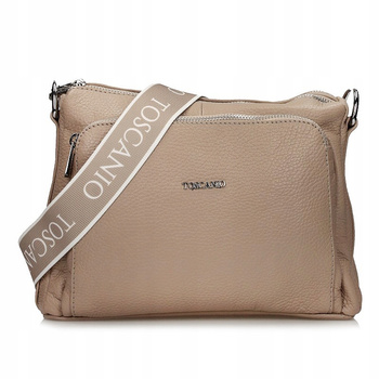 TOREBKA DAMSKA TOSCANIO E16, SKÓRA NATURALNA