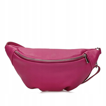 NERKA, SASZETKA DAMSKA TOSCANIO A55, FUKSJA SKÓRA