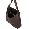 TOREBKA DAMSKA TOSCANIO G110, SKÓRA NATURALNA, CZEKOLADOWY BRĄZ