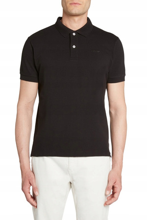KOSZULKA POLO GEOX M3510B T2649 F9000 BLACK R. L