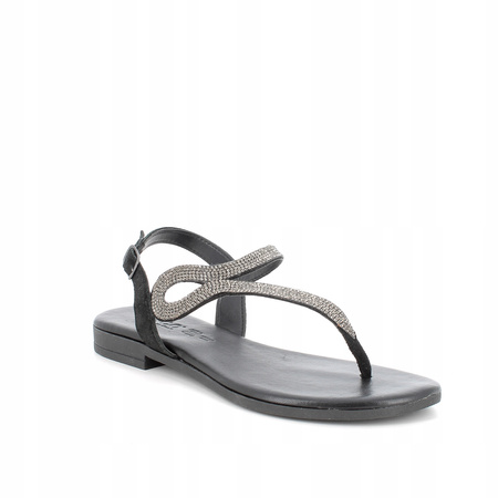 SANDAŁY, JAPONKI IGI&CO 5682100, BLACK