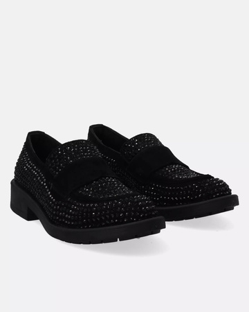 MOKASYNY VENEZIA 00101455S BLACK 