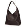 TOREBKA DAMSKA TOSCANIO G110, SKÓRA NATURALNA, CZEKOLADOWY BRĄZ