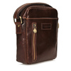 TOREBKA MĘSKA TOSCANIO A77 BRĄZ, SKÓRA
