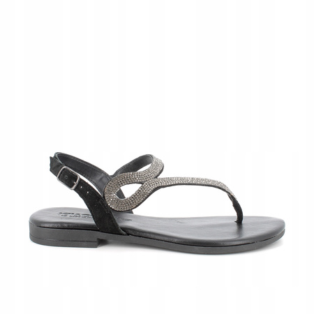 SANDAŁY, JAPONKI IGI&CO 5682100, BLACK