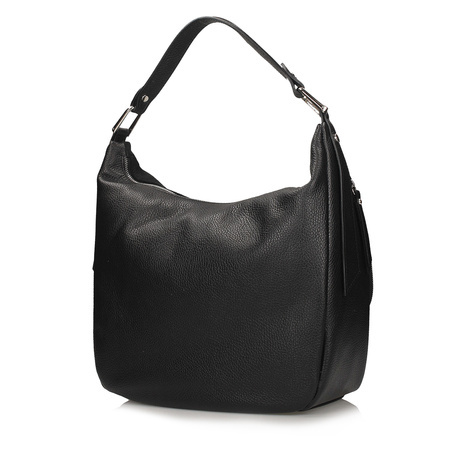 TOREBKA DAMSKA TOSCANIO G107, SKÓRA NATURALNA, CZARNY