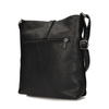 TOREBKA DAMSKA TOSCANIO A88 CZARNY, SKÓRA NATURALNA, ZAMSZ