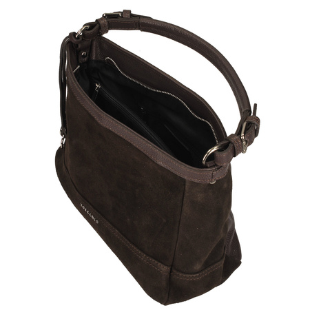 TOREBKA DAMSKA TOSCANIO G126, SKÓRA NATURALNA, BRĄZ