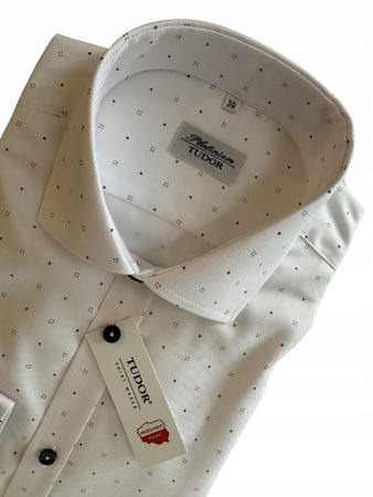 KOSZULA TUDOR DŁUGI RĘKAW SLIM 39 - 176/182, 100% BAWEŁNA