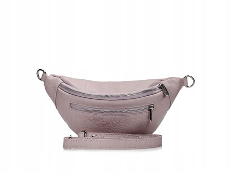 TOREBKA, NERKA DAMSKA TOSCANIO C192, LAWENDA, SKÓRA NATURALNA