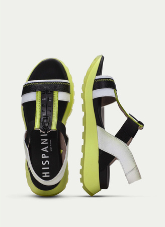 SANDAŁY HISPANITAS CHV243308 BLACK WHITE R. 40