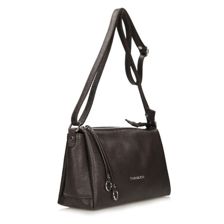 TOREBKA DAMSKA TOSCANIO B60, SKÓRA NATURALNA, CZEKOLADOWY BRĄZ