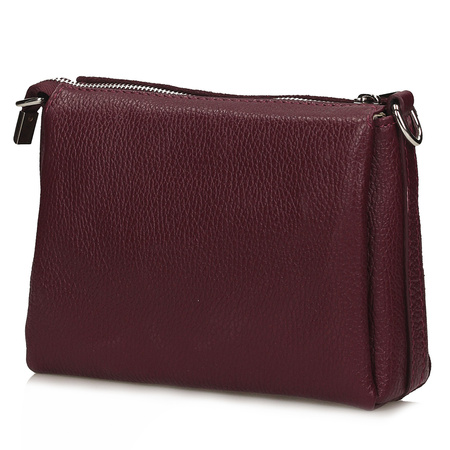 TOREBKA DAMSKA TOSCANIO G91, SKÓRA NATURALNA, BORDOWY