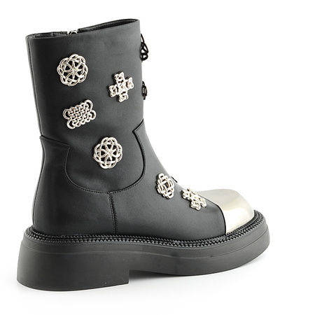 BOTKI SCA'VIOLA S-187 BLACK ROZM. 38