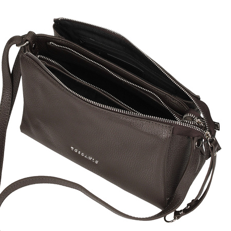 TOREBKA DAMSKA TOSCANIO B60, SKÓRA NATURALNA, CZEKOLADOWY BRĄZ