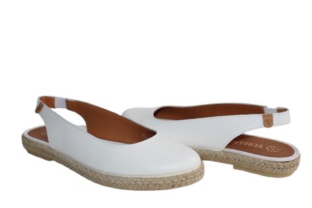ESPADRYLE VERBENAS, KIARA, BIAŁY