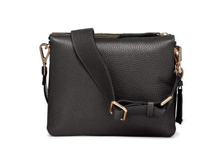 TOREBKA DAMSKA GEOX D26KRA, SKÓRA NATURALNA, CZARNY