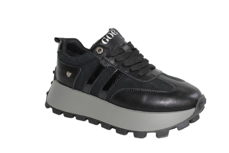 SNEAKERSY GOE OO2N4032, BLACK, ANIMAL PRINT