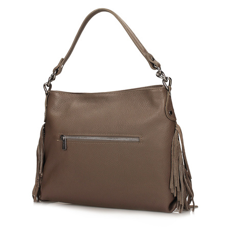 TOREBKA DAMSKA TOSCANIO G98, SKÓRA NATURALNA, C. BEŻ