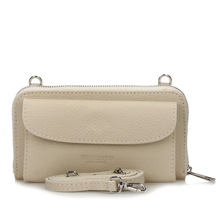 SASZETKA, ETUI, PORTFEL 3W1 TOSCANIO E45, KREM