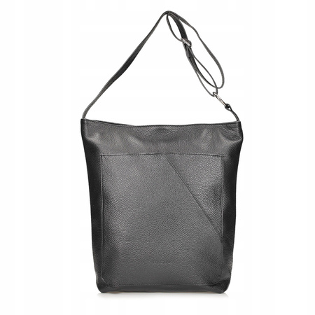 TOREBKA TOSCANIO F41, CZARNA, SKÓRA