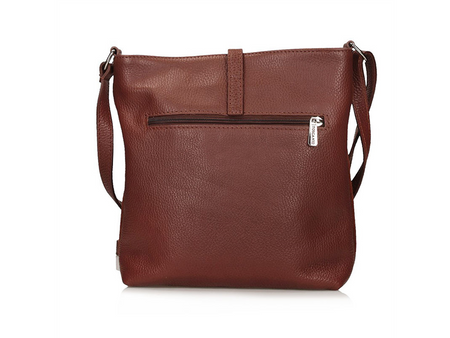 TOREBKA DAMSKA TOSCANIO A88 BRĄZ, SKÓRA NATURALNA, ZAMSZ