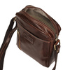 TOREBKA MĘSKA TOSCANIO A77 BRĄZ, SKÓRA