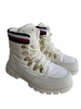 BOTKI, ŚNIEGOWCE. TRAPERY TOMMY HILFIGER T3A5-33062, IVORY R. 37