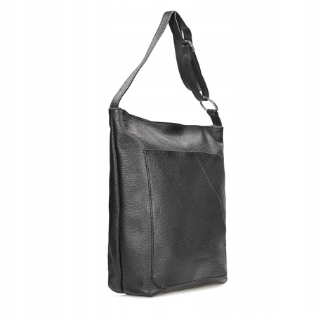 TOREBKA TOSCANIO F41, CZARNA, SKÓRA