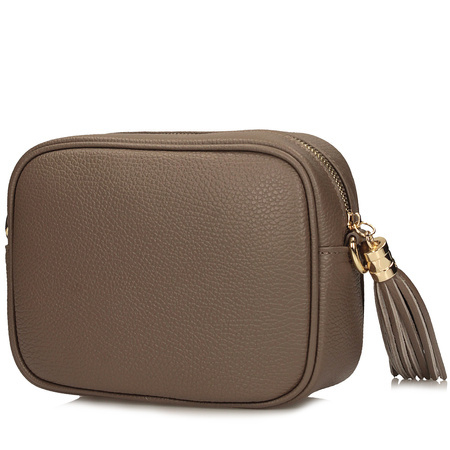 TOREBKA DAMSKA TOSCANIO G88, SKÓRA NATURALNA, BEŻ