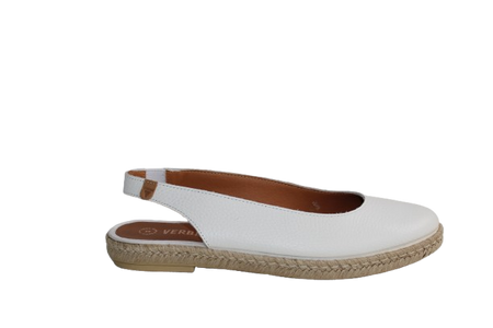 ESPADRYLE VERBENAS, KIARA, BIAŁY