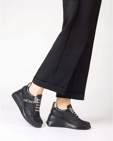 PÓŁBUTY, SNEAKERSY WONDERS G-6616-T BLACK